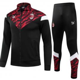 Chandal A.C. Milan 2021/2022 Noir Enfant