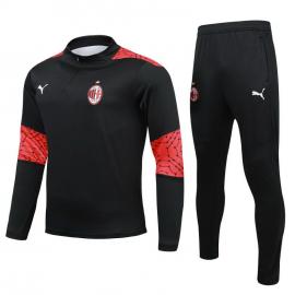 Chandal A.C. Milan 2021/2022 Noir Enfant