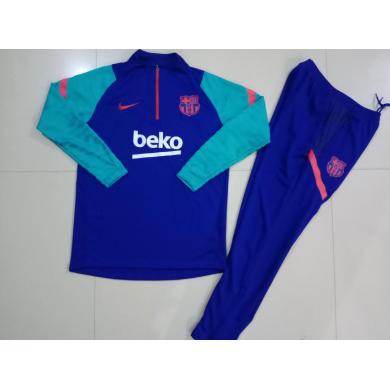 Chandal Barcelona 2021/2022 Bleu Enfant