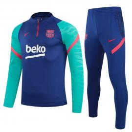 Chandal Barcelona 2021/2022 Bleu Enfant