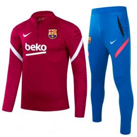 Chandal Barcelona 2021/2022 rojo Enfant