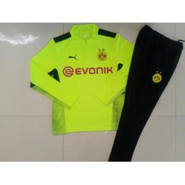 Chandal Dortmund 2021/2022 Vert fluorescente Enfant