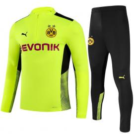 Chandal Dortmund 2021/2022 Vert fluorescente Enfant