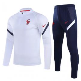 Chandal France 2021/2022 Blanc Enfant