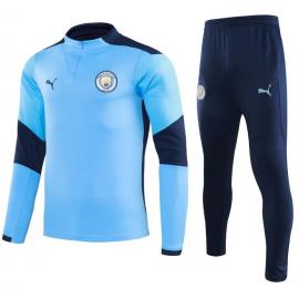 Chandal Manchester City 2021/2022 Bleu Enfant