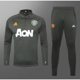 Chandal Manchester United 2021/2022 Vert grisáceo