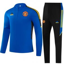 Chandal Manchester United 2021/2022 Bleu Enfant