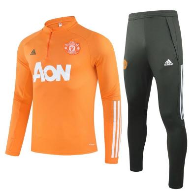 Chandal Manchester United 2021/2022 naranja Enfant