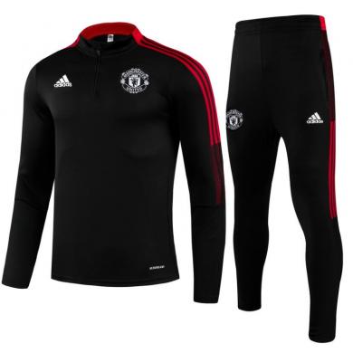 Chandal Manchester United 2021/2022 Noir Enfant