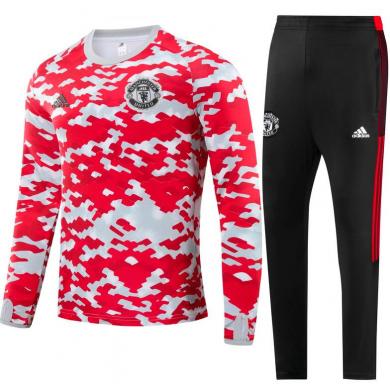 Chandal Manchester United 2021/2022 rojo y Blanc Enfant