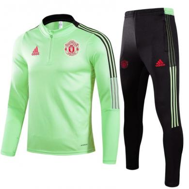 Chandal Manchester United 2021/2022 Vert Enfant