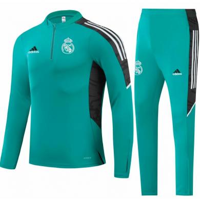 Chandal Real Madrid 2021/2022 Vert Enfant