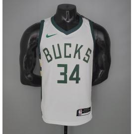 Maillot 2021 Antetokounmpo #34 BUCKS Domicile