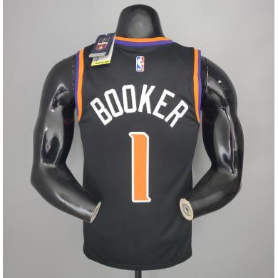 Maillot 2021 BOOKER#1 Suns Black