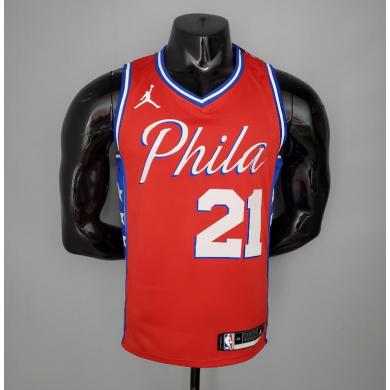 Maillot 2021 EMBIID#21 76ers Jordan Themed