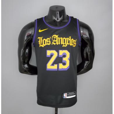 Maillot 2021 James#23 Los Angeles Lakers