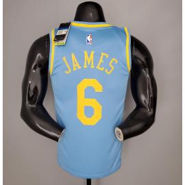 Maillot 2021 James#6 Lakers Minneapolis Edition