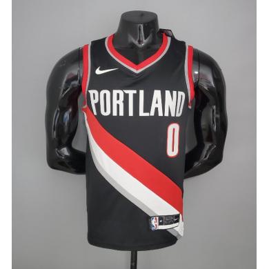 Maillot 2021 LILLARD#0 Trail Blazers Domicile