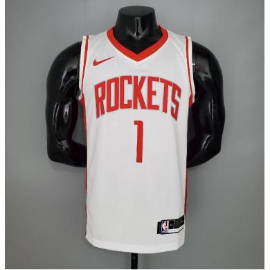 Maillot 2021 McGRADY#1 Rockets blanc