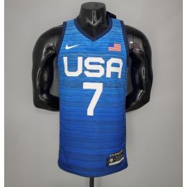 Maillot 2021 Olympic Games DURANT#7 USA Team Blue