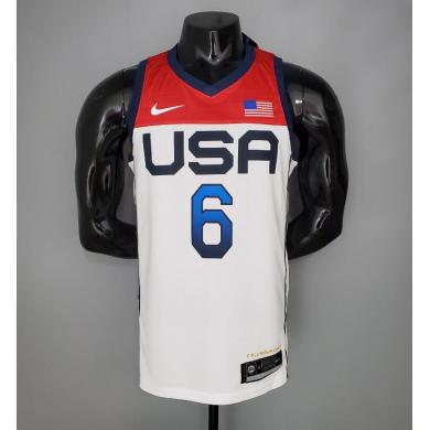 Maillot 2021 Olympic Games LILLARD#6 USA Team