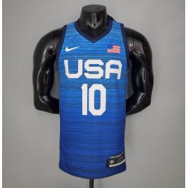 Maillot 2021 Olympic Games TATUM#10 USA Team Blue