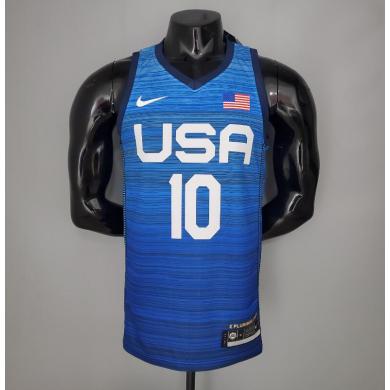 Maillot 2021 Olympic Games TATUM#10 USA Team Blue