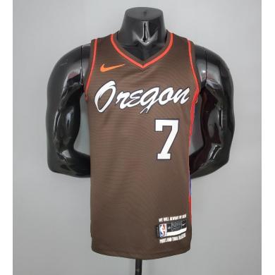 Maillot 2021 ROY#7 Trail Blazers City Edition