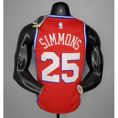 Maillot 2021 SIMMONS#25 76ers Jordan Themed