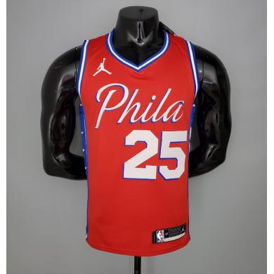 Maillot 2021 SIMMONS#25 76ers Jordan Themed