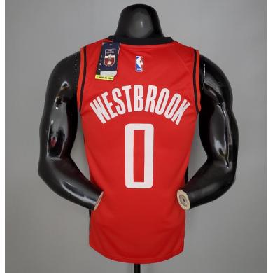 Maillot 2021 WESTBROOK#0 Rockets Red