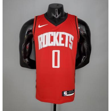 Maillot 2021 WESTBROOK#0 Rockets Red