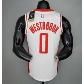 Maillot 2021 WESTBROOK#0 Rockets blanc