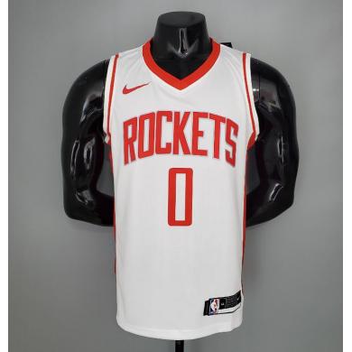 Maillot 2021 WESTBROOK#0 Rockets blanc