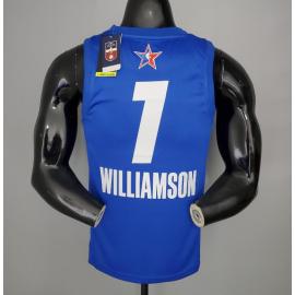 Maillot 2021 WILLIAMSON#1 All-Star Blue