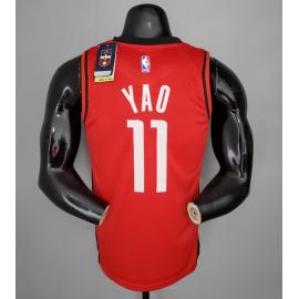 Maillot 2021 YAO#11 Rockets Red