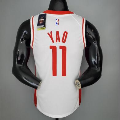 Maillot 2021 YAO#11 Rockets blanc