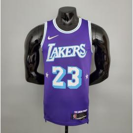 Maillot 2022 75th ANNIVERSAIRE James #23 Lakers City Edition