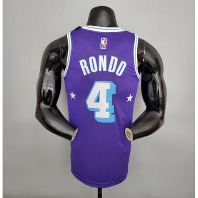 Maillot 2022 75th ANNIVERSAIRE Rondo #4 Lakers City Edition