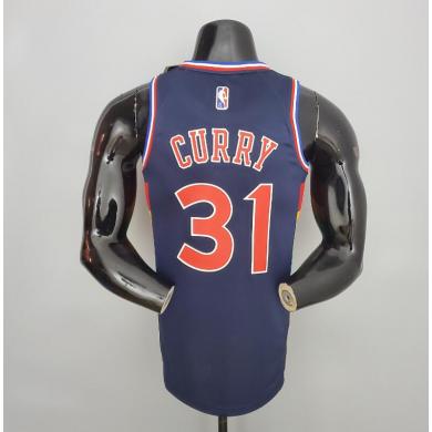 Maillot 2022 Curry#31 76ers Royal