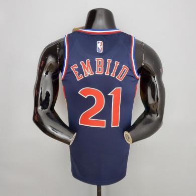 Maillot 2022 Embiid #21 76ers Royal