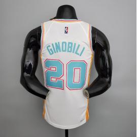 Maillot 2022 Season Ginobili #20 Spurs City Edition