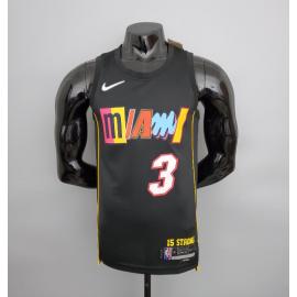 Maillot 2022 Season Wade #3 Heat City Edition