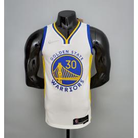 Maillot 75th ANNIVERSAIRE Curry #2974 Warriors blanc