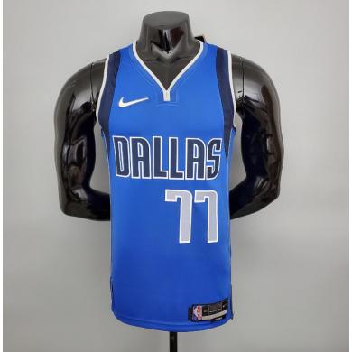 Maillot 75th ANNIVERSAIRE DONCIC#77 Lone Ranger Blue