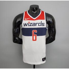 Maillot 75th ANNIVERSAIRE Harrell #6 Wizards blanc