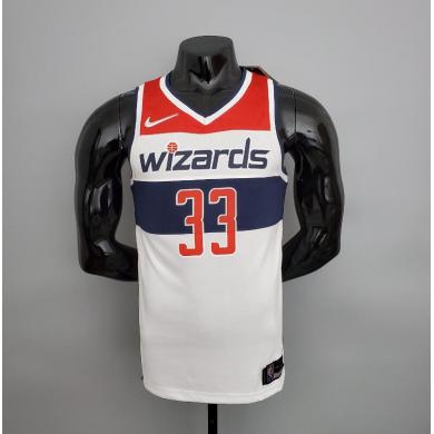 Maillot 75th ANNIVERSAIRE Kuzma #33 Wizards blanc