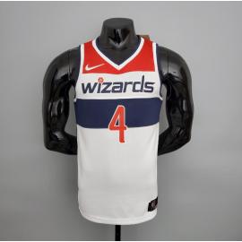 Maillot 75th ANNIVERSAIRE wesbrook#4 Wizards blanc