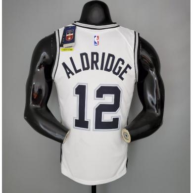 Maillot ALDRIDGE#12 Spurs blanc