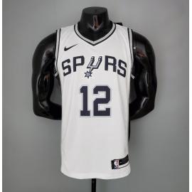 Maillot ALDRIDGE#12 Spurs blanc